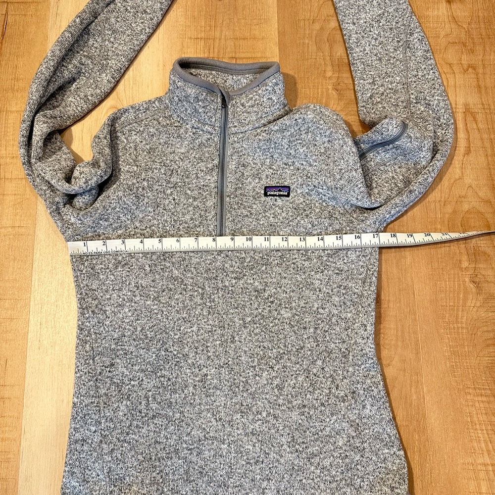Patagonia Women's Better Sweater 1/4 Zip Fleece In Gray Sz S - Picture 7 of 15